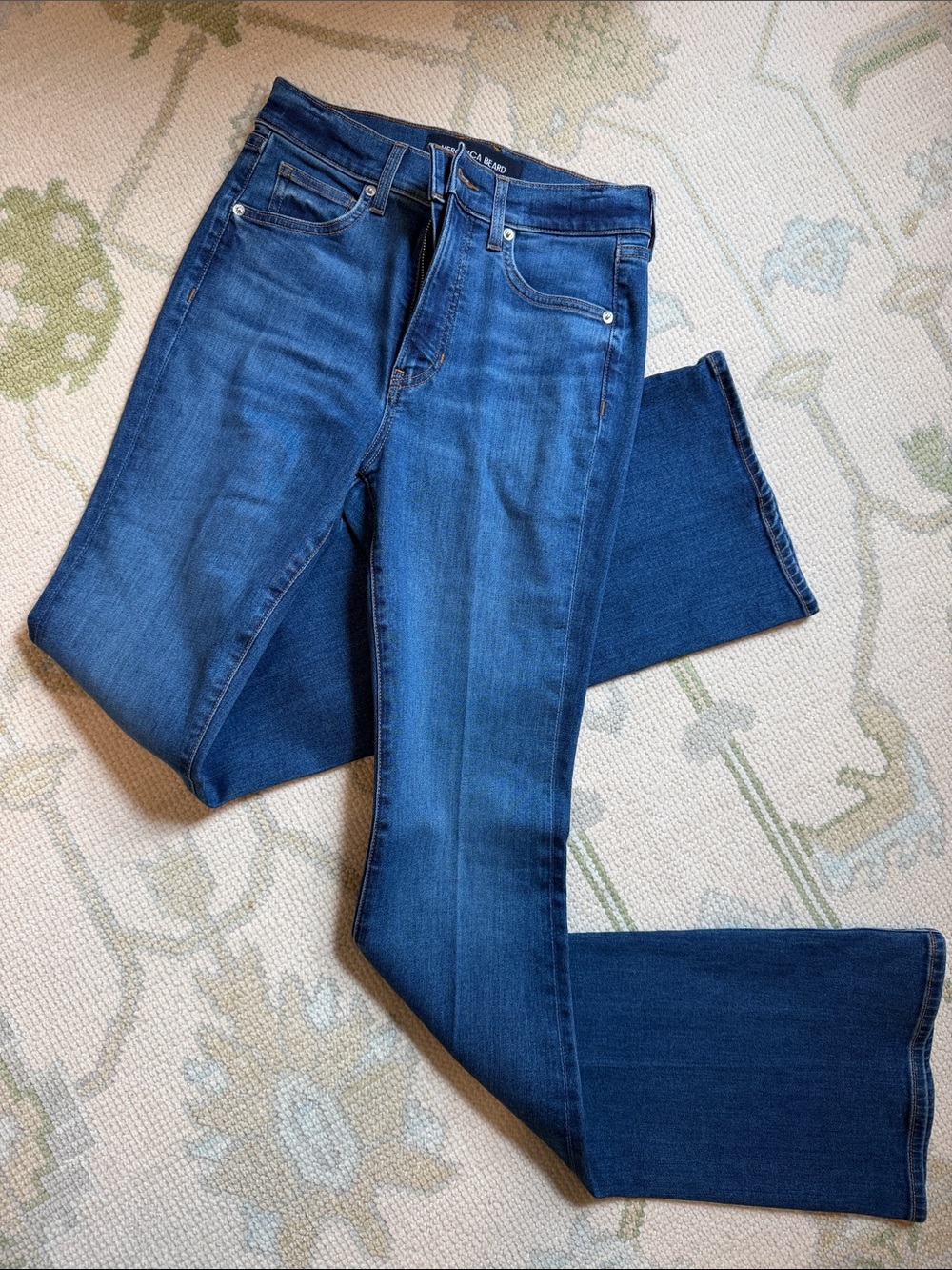 Veronica Beard Beverly Skinny-Flare Jean